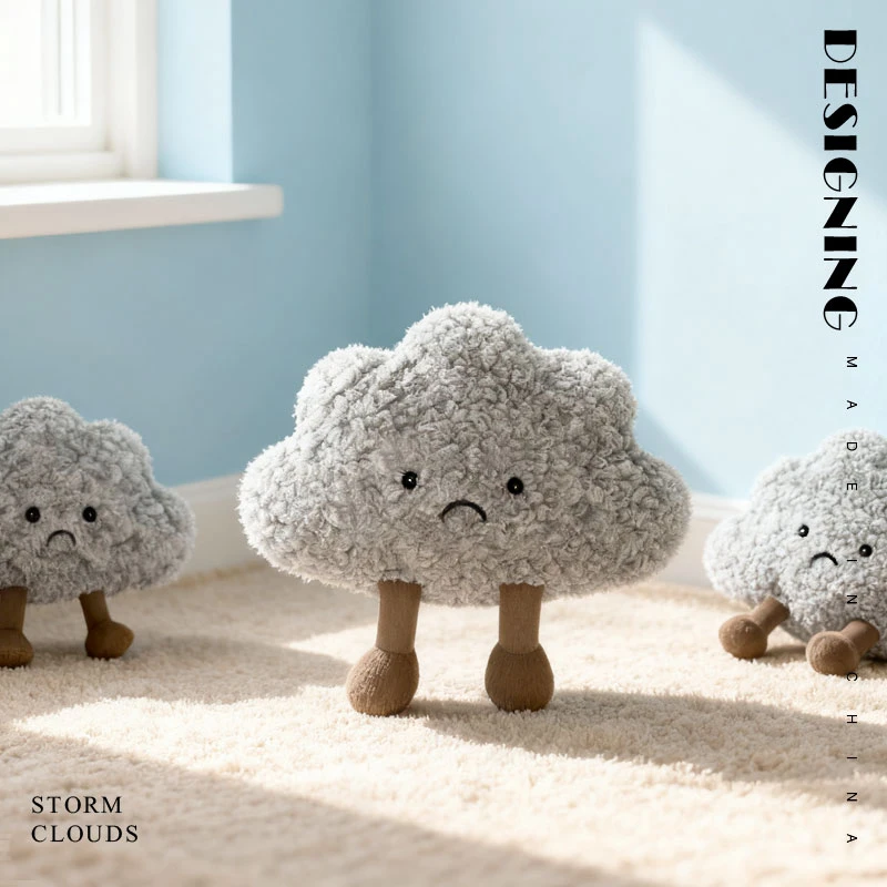 (nube De 40 Cm) Juguete De Peluche Creativo Con Temática Meteorológica, Regalo De Peluche Suave