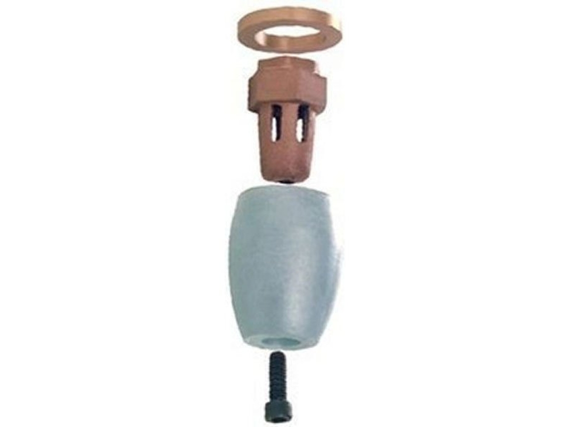 Eixo Do Kit Ânodo Alpha Y Bravo I Zinc Prateadomartyr Anodes