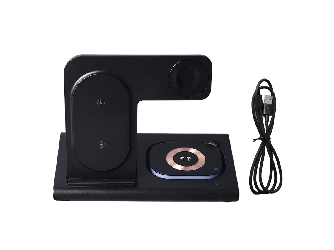 Cargador Inalámbrico 3 En 1 Carga Rápida De 25w Cargador Inalámbrico Multifuncional