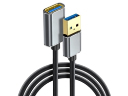 Cable de extensión USB 3.0 de alta velocidad a macho a hembra Cable de extensión de 0.5M