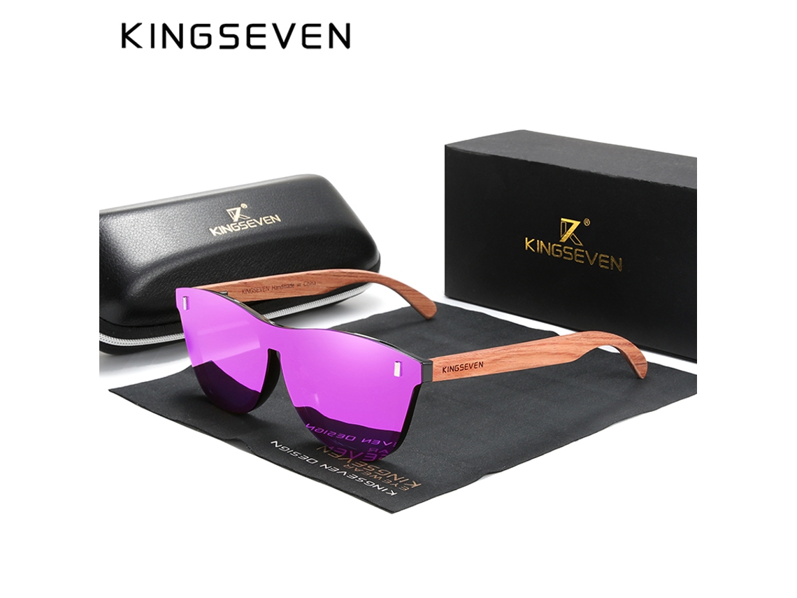 (morado) Gafas De Sol Para Mujer, Fabricadas En Madera Bubónica Natural, Lentes Polarizadas, Lentes De Policarbonato