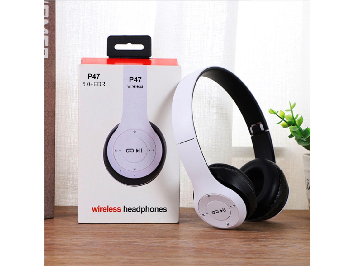 Auriculares Bluetooth P47 EOOCOO con sonido potente