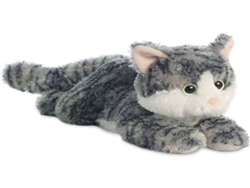 Peluche AURORA YOO HOO Gato Gris  (35 x 12 x 16 cm)