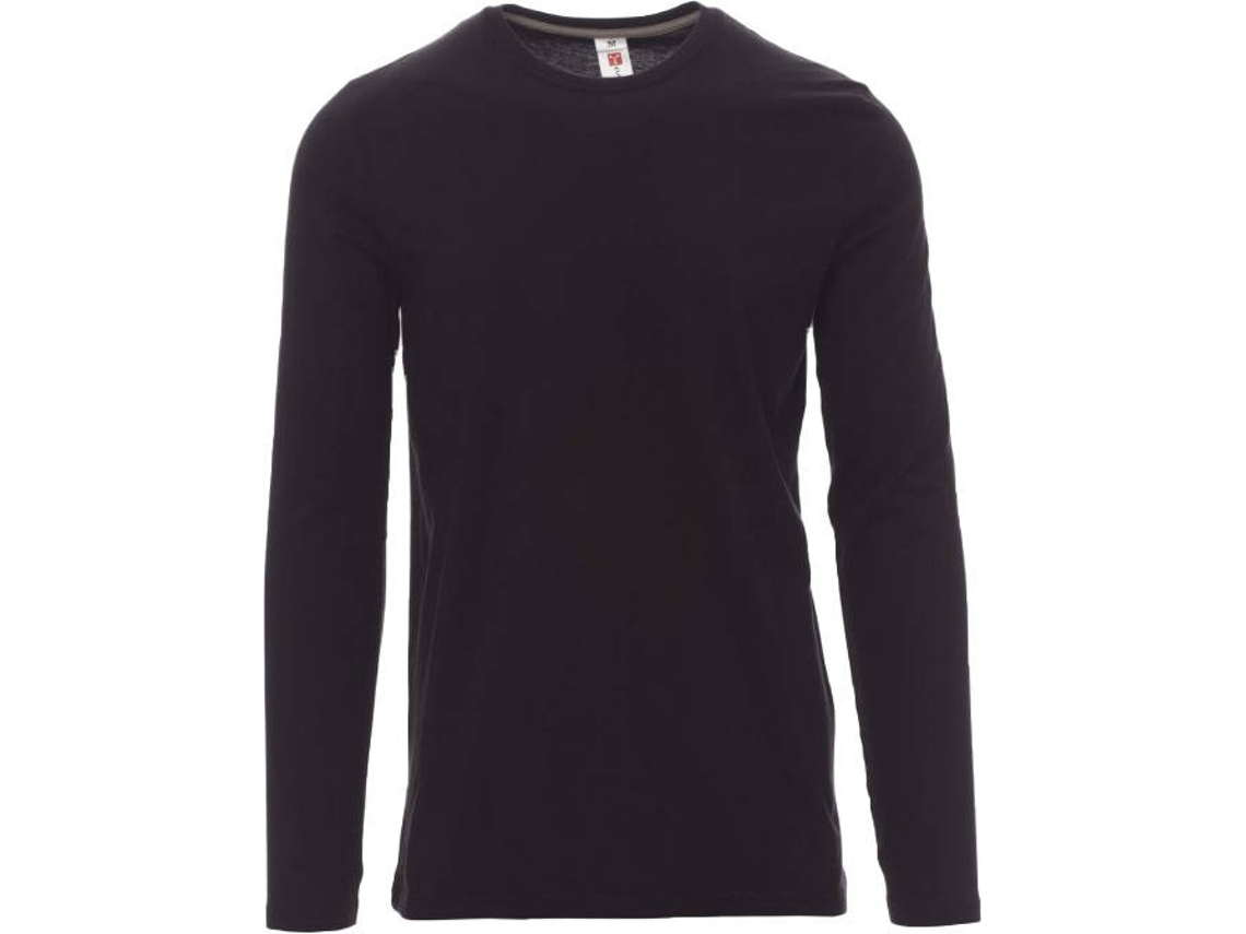 Camiseta Básica PAYPER WEAR Algodón Hombre (XL - Negro)