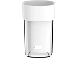 Juego de 2 vasos para cepillos de dientes (sin marca), con doble capa.