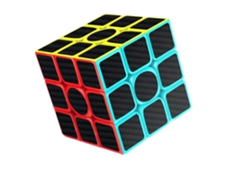 2026-cubo Speed Cube 3x3x3 Con Pegatinas De Fibra De Carbono Juguete Para Aliviar El Estrés