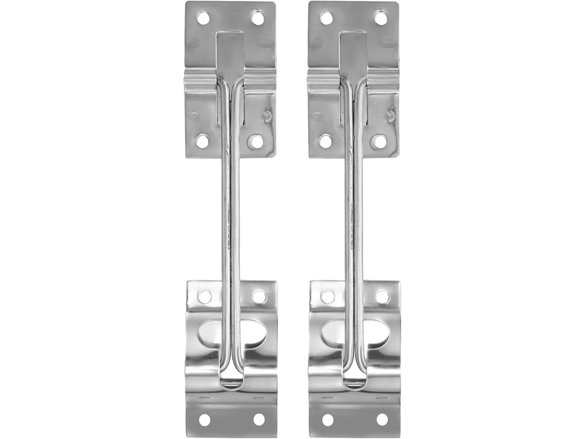 Soporte De Pestillo De Puerta De Autocaravana De Metal Reforzado, 15 Cm, Juego De 2 Piezas, Cerradura De Remolque
