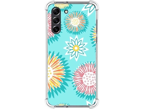 Carcasa Samsung Galaxy S21 FE 5G TUMUNDOSMARTPHONE Dibujos Antigolpes Flores 05 Multicolor