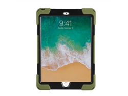 Caja Protectora (soporte Antiexplosivo) Para Ipad 9.7 2017 Verde Ejército