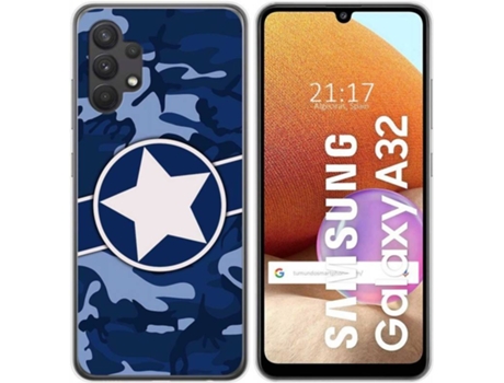 Carcasa Samsung Galaxy A32 4G TUMUNDOSMARTPHONE Camuflaje 03 Multicolor