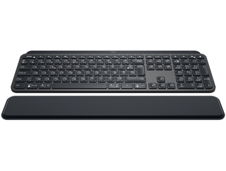 Teclado LOGITECH Mx Keys Plus (Inalámbrico - Francés - Gris)