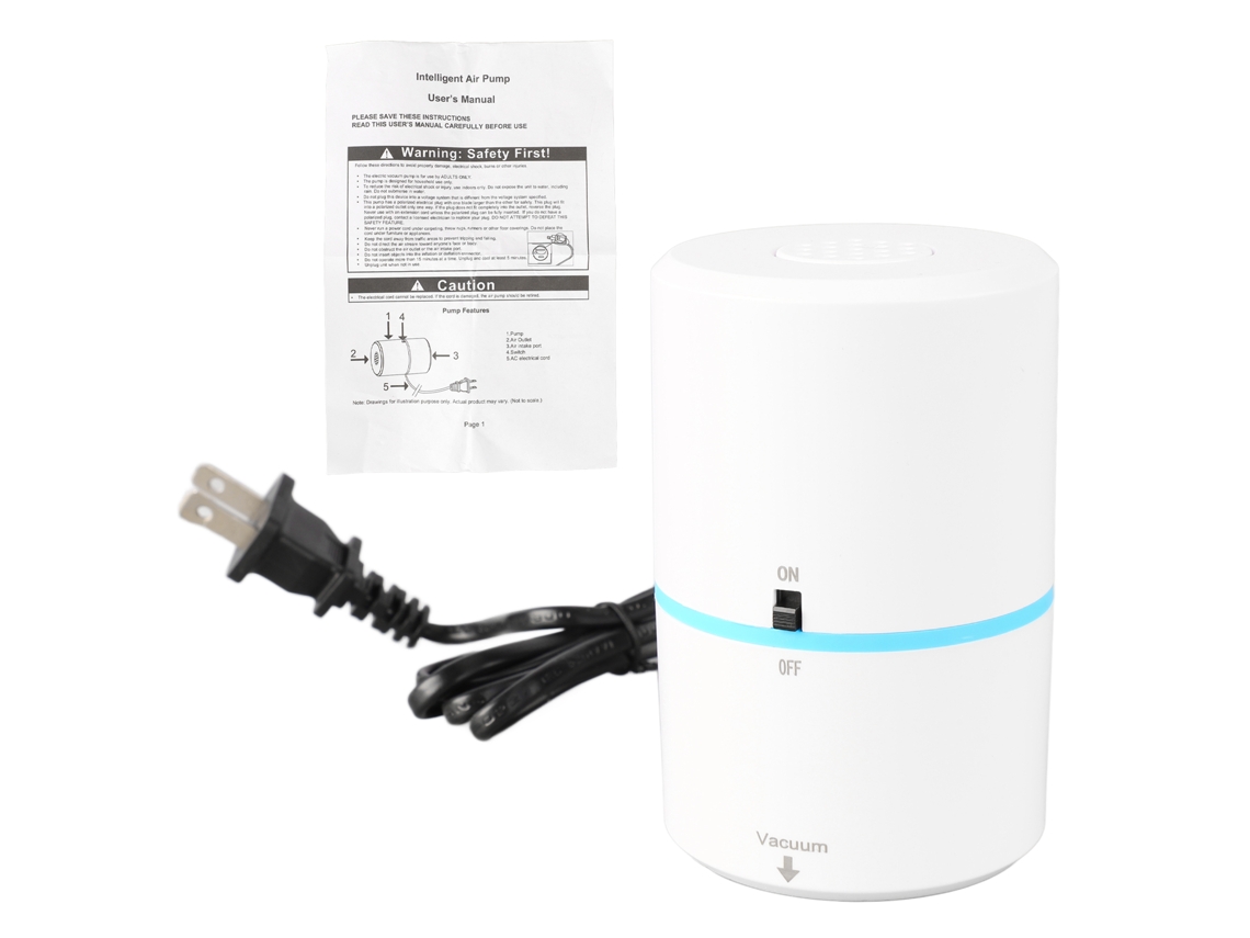 Mini Selladora Manual Con Bomba De Vacío Eléctrica Portátil Para Bolsas De Compresión