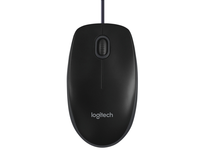Ratón LOGITECH B100 (Óptico - 800 dpi - Negro)