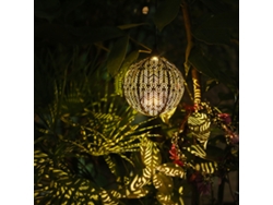 Yncm2026-lámpara Colgante Solar Led Exterior Ip44 Resistente Al Agua, Linterna Redonda Para Jardín, Patio Y Balcón Tomshine