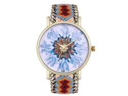Reloj De Pulsera De Aleación Con Dial Redondo Analógico De Cuarzo Para Parejas