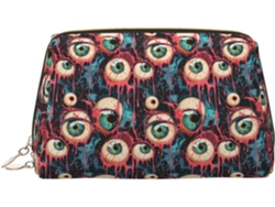 Neceser De Viaje Cuero Organizador Para Mujer Diseño Estampado Vacaciones