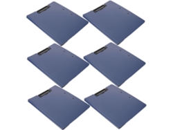 Organizador De Archivos De 6 Piezas Con Tapa Abatible Y Clips Dobles Horizontales Y Verticales Para Almacenamiento.