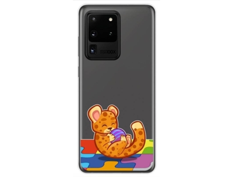 Carcasa Samsung Galaxy S20 Ultra TUMUNDOSMARTPHONE Dibujos Transparente Multicolor