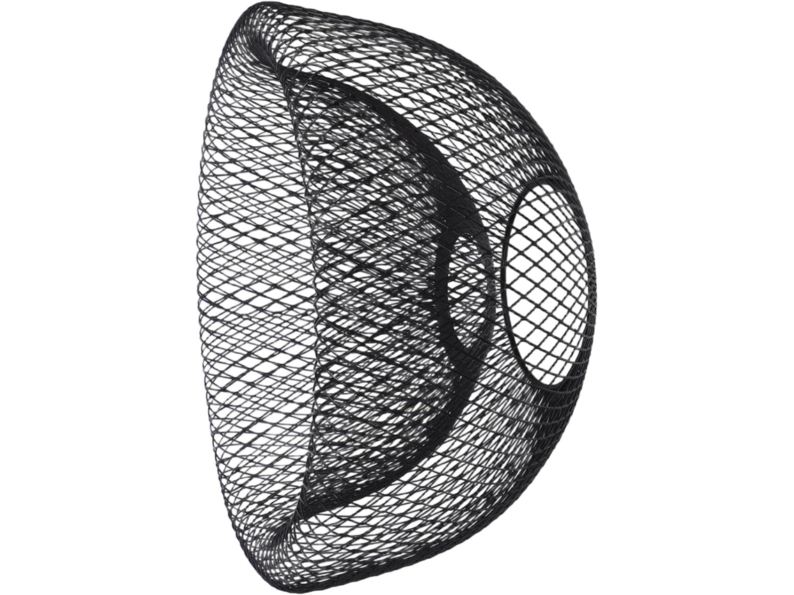 Lámpara De Pared De Hierro Metálico De Doble Capa Con Diseño Calado Hueco, Compatible Con Bombillas, Que Ahorra Espacio, Para Sala De Estar.
