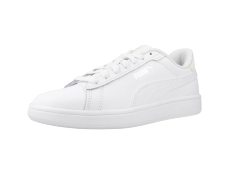 Zapatillas de Mujer PUMA Smash Tecido Blanco (37)