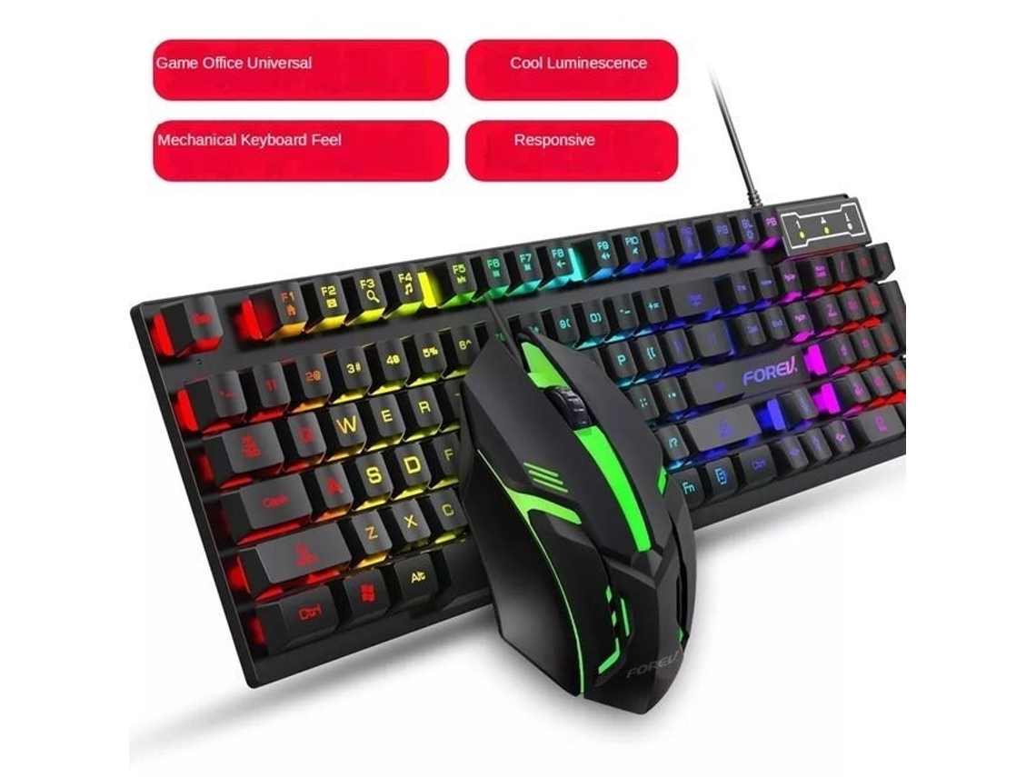 Ratón Forev Fv Q305s para PC, teclado informático, envío en 24 h (con cable)