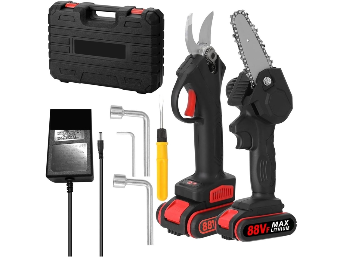 Secadores Eléctricos Sécateur Électrique Sans Fil 21v 30mm, Ciseaux De Jardin, Outils
