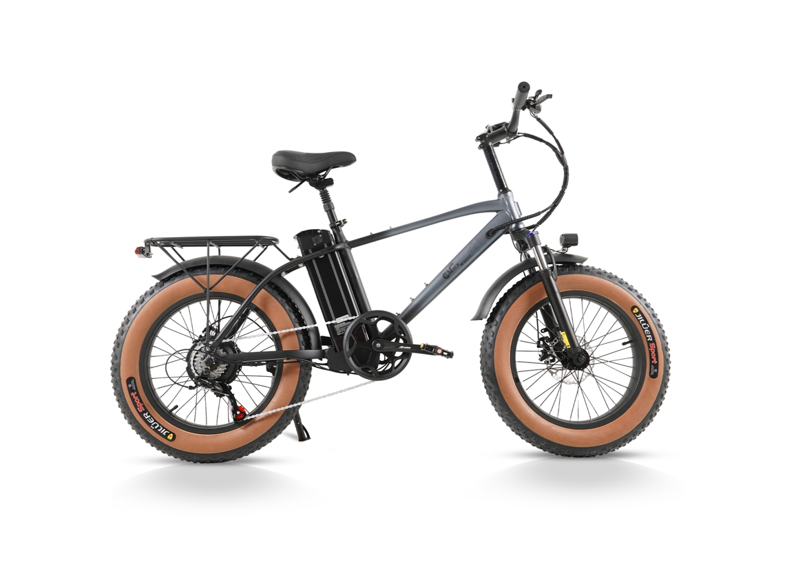 Bicicleta Eléctrica 20" Neumáticos Anchos 48v 18ah 950w 42km/h Autonomía 55km