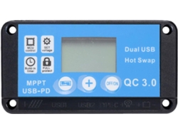Controlador De Carga Para Panel Para Teléfono | Panel, | 12v/24v, | Pantalla | Lcd, | Regulador | Solar