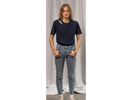 Camiseta Unisex LES PETITS BASICS Ecológico Déjà Vu Algodón Orgánico Azul (M)