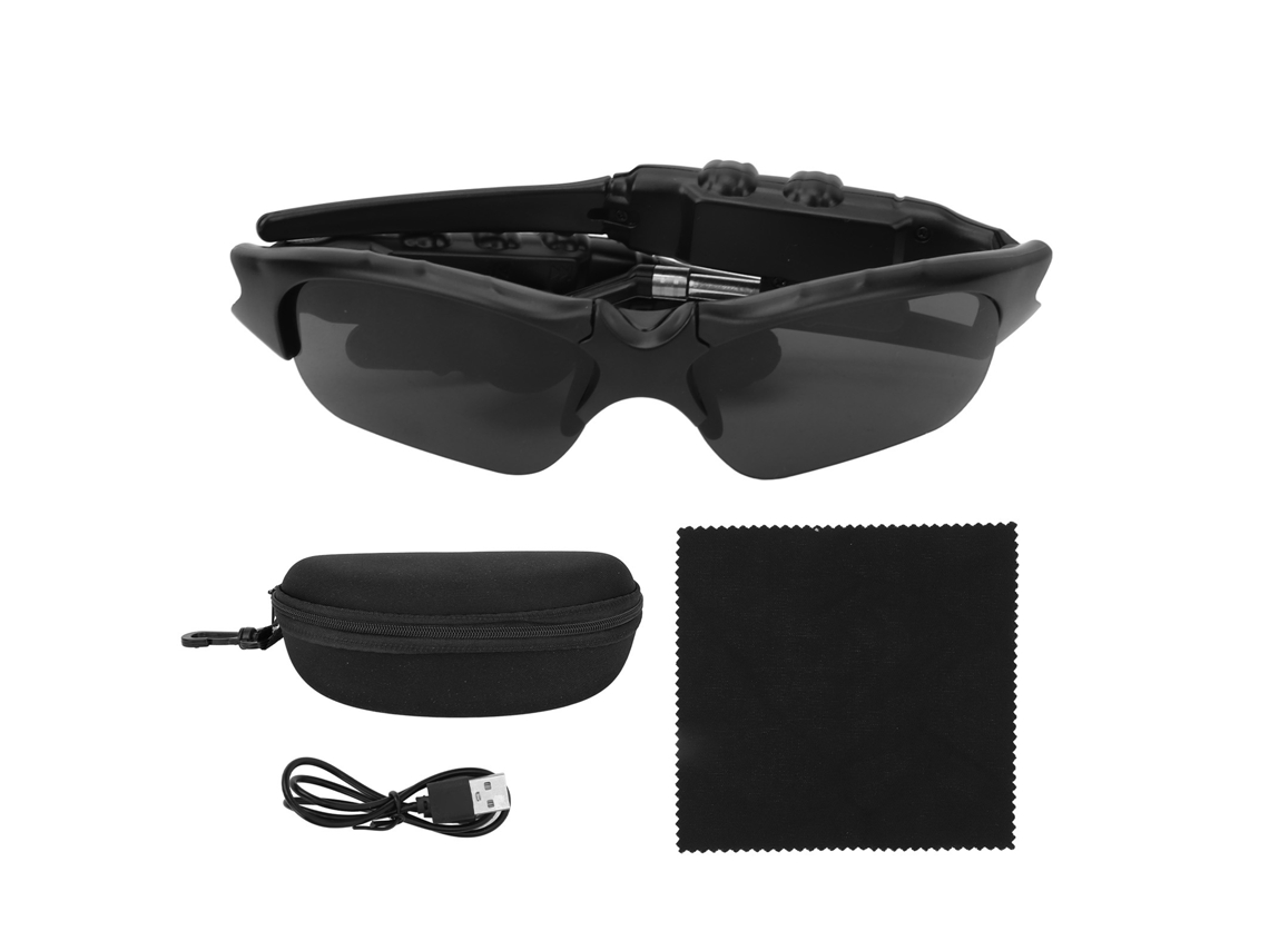 Gafas De Sol Inteligentes Bluetooth Con Altavoces Abiertos Y Lentes Polarizadas, Negras, Para Conducir Y Andar En Bicicleta.