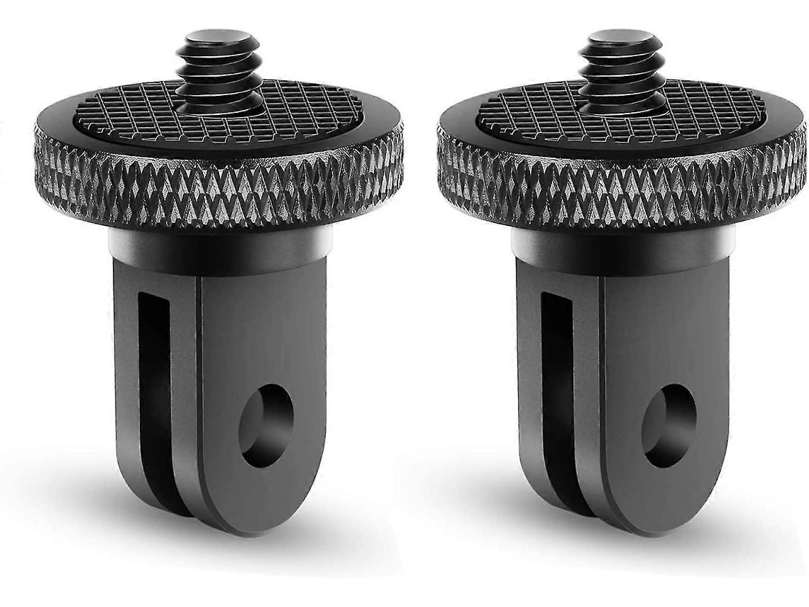Adaptador de trípode de aluminio para cámaras GoPro y de acción.