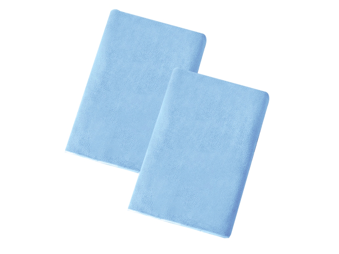 Conjunto de Toalla NEVEANCE Gimnasio Ejercicio Súper Suaves Azul - 2pcs (33x100cm)