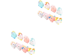 Juegos De Figuras De Unicornios De Resina Para Accesorios De Decoración De Hadas