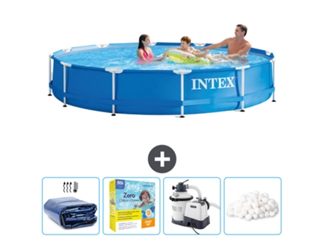 Piscina Tubular INTEX 28210NP-CB70 (6503 L - 366x76cm)