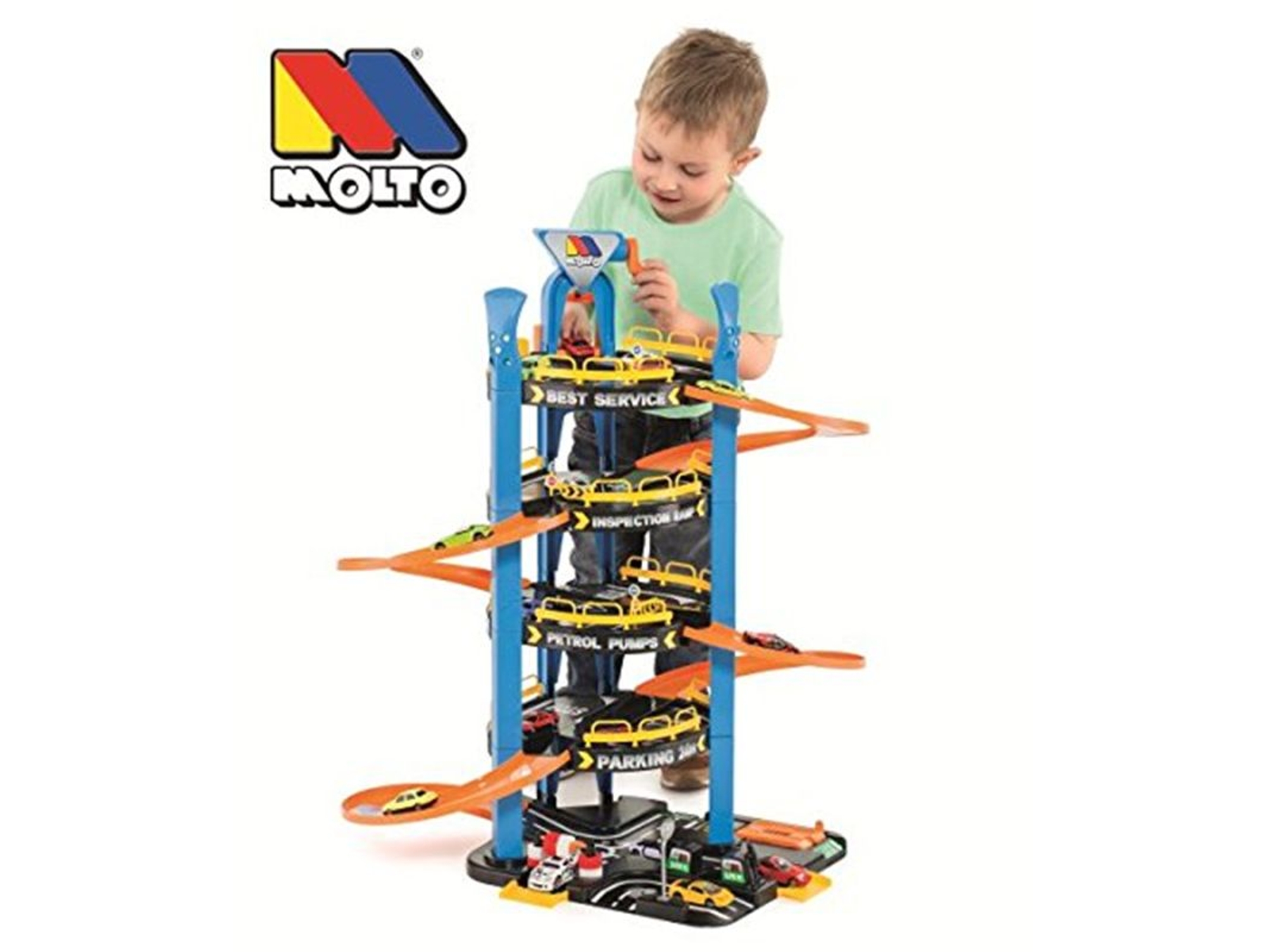 Juego Educativo MOLTO Garagem 5 Pisos (Edad Mínima: 3 Años - 43,5 x 17,5 x 65 cm)