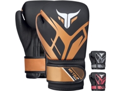 Guantes De Boxeo Pour Niño - Mytra Fusion - Guantes De Boxeo Junior Avec Palma Ventilada Mma, Muay Thai, Sparring, Combat - Dorado