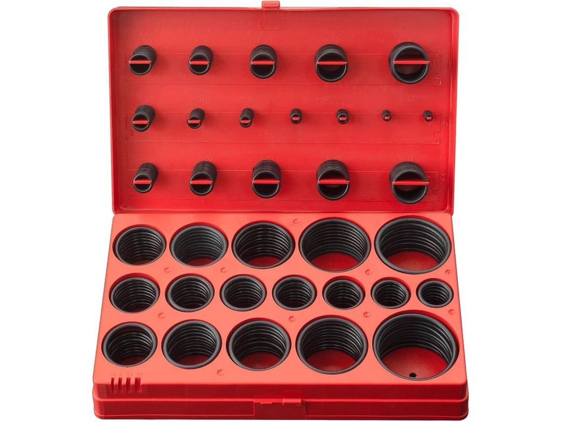 2026-conjunto Anillos O De Caucho Nbr - 419 Piezas - Medidas 3-50mm - Caja Organizada