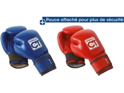 Guantes de boxeo TREMBLAY CT (12oz - Rojo)