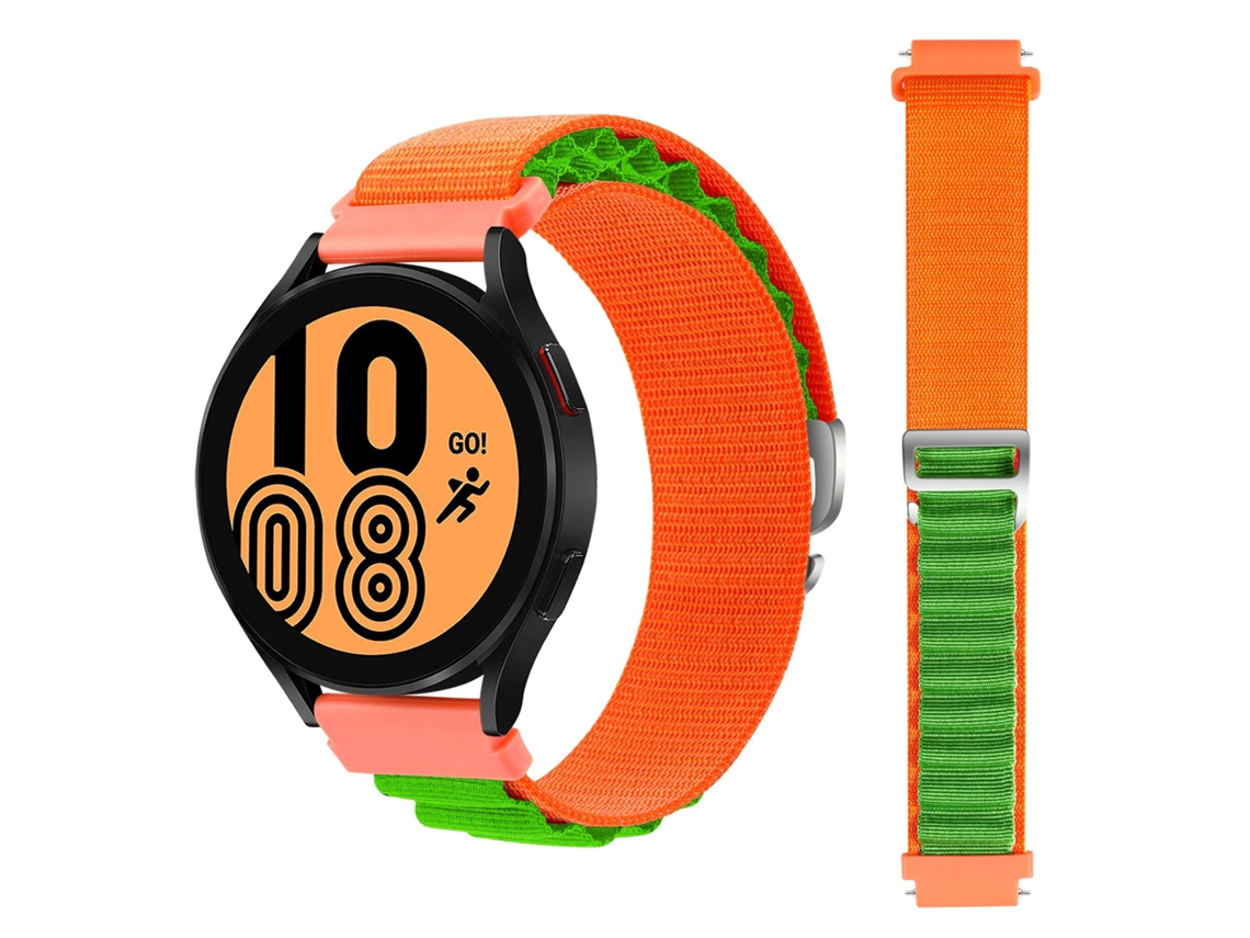 Correa Loop Alpine para Garmin Forerunner 55 Naranja y Verde