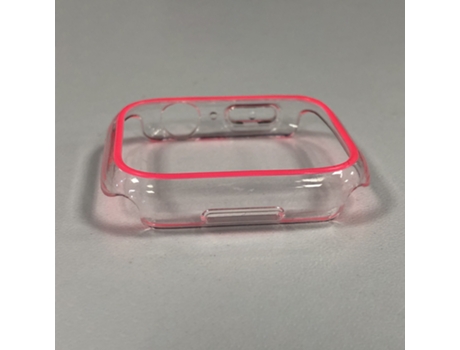Caso de quadro de proteção PC luminoso Rosado Apple Watch Series 7/8