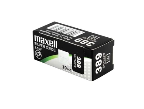 Pilas de Botón MAXELL SR1130W 389 1,55 V Pilas de Botón