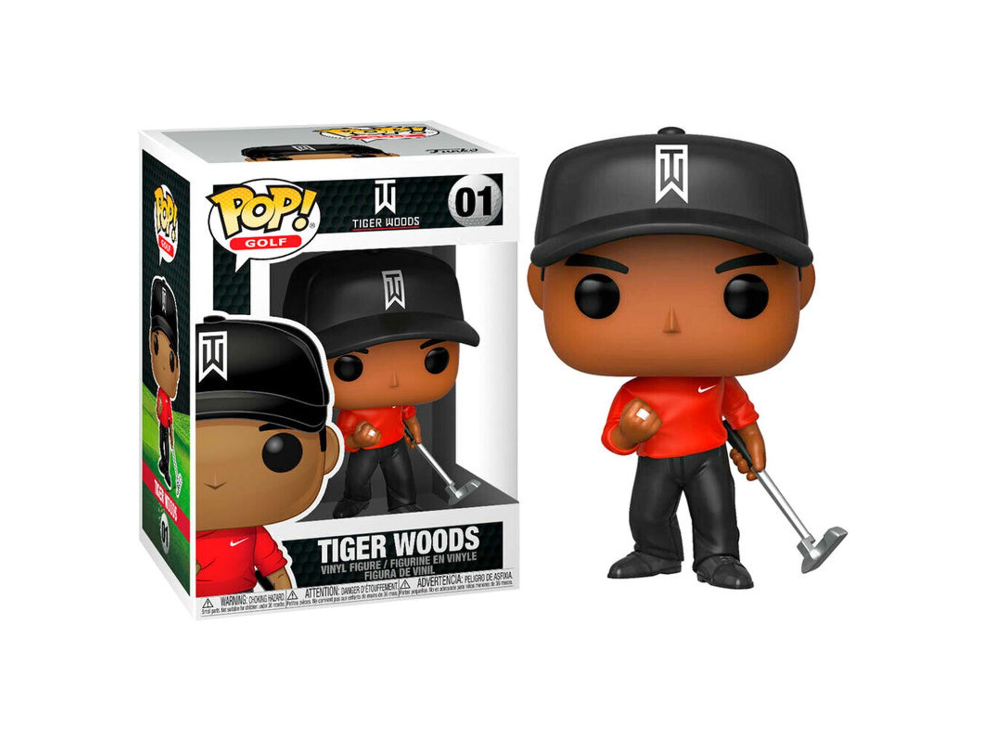 Figura FUNKO Pop! Golf Tiger Woods Red Shirt