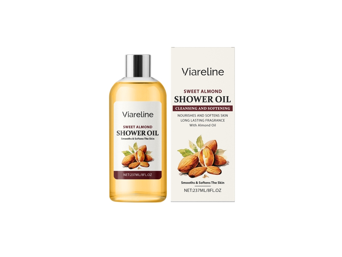 Aceite de baño nutritivo con fragancia duradera.