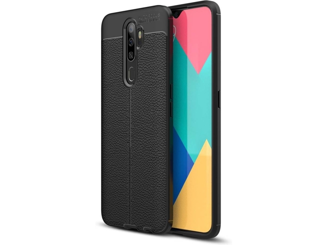 Funda Oppo A9 2020 PHONESHIELD Rugged Leather Negro
