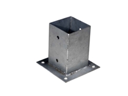 Soportes Para Postes De Placa 10 X 10 X 15 Cm Por Pieza WOVAR