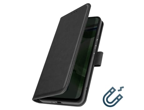 Funda Folio para Huawei P20 Lite AVIZAR Piel Negro
