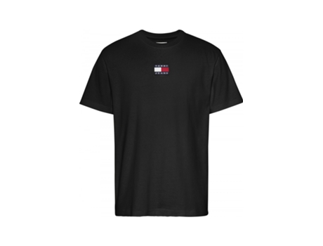 Camiseta TOMMY JEANS Algodón Hombre (M - Negro)