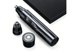 Recortadora de vello nasal y de orejas, recargable por USB, fácil de limpiar - Negra
