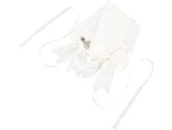 Tiara Nuobesty, Acessório De Cabelo Elegante Estilo Lolita Em Renda Branca, Leve E Confortável.