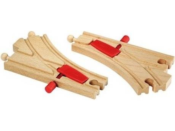Pieza para Pista Ferroviaria BRIO 33344 (16x1.2cm - Edad Mínima: 3)